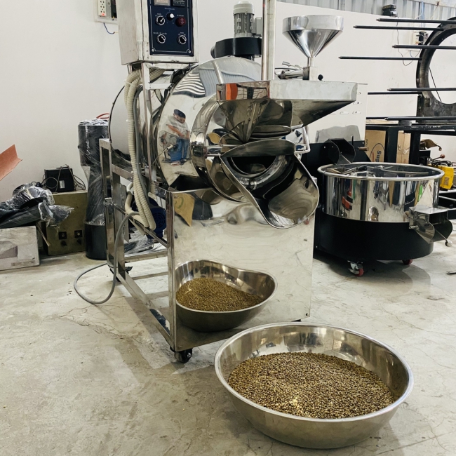 Máy rang hạt đậu ngũ cốc dược liệu thực phẩm cà phê đa năng