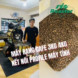 Máy rang cà phê Gas 3kg-4kg Rio S4